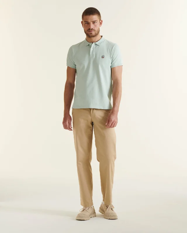 Peppermint Marbella organic cotton polo shirt