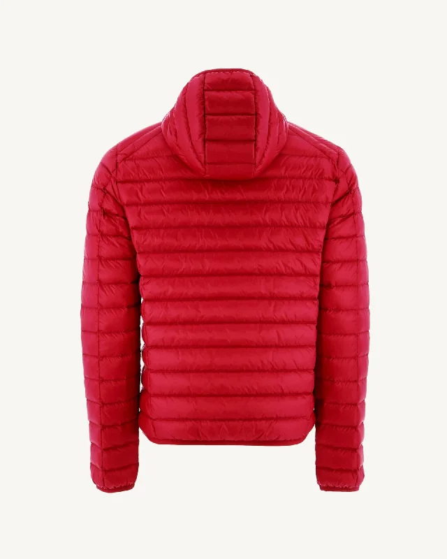 Red Lightweight down jacket Nico