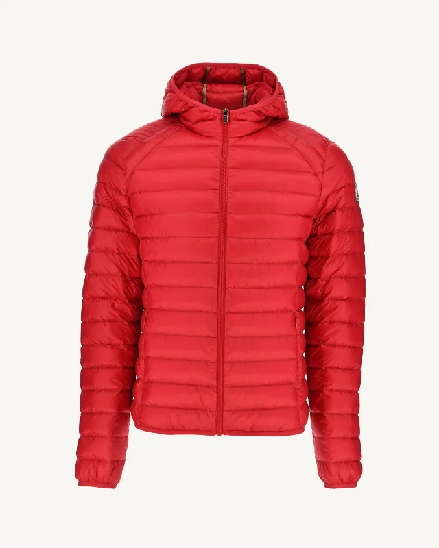 Red Lightweight down jacket Nico