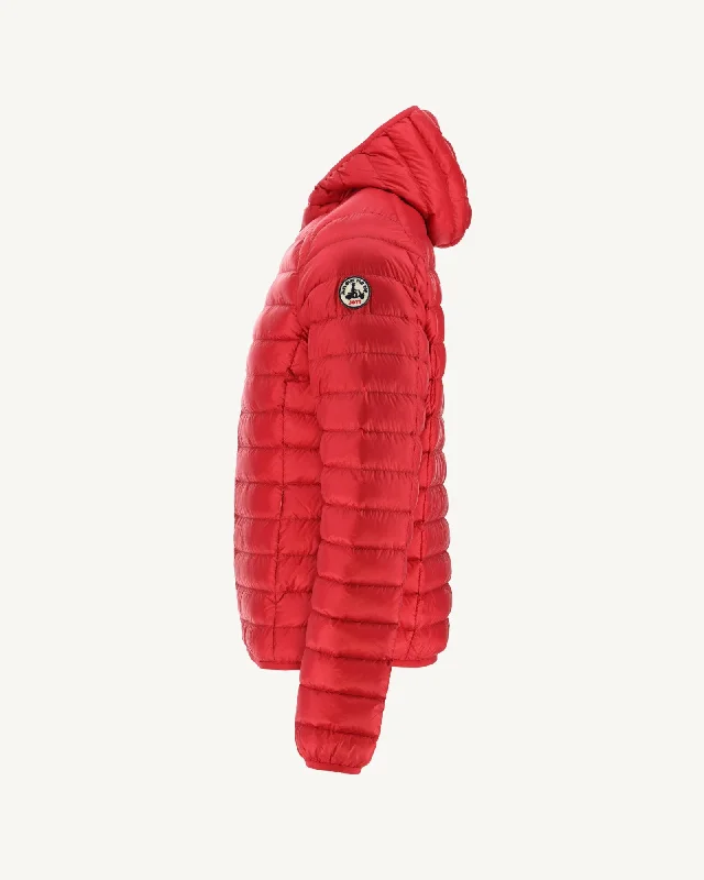 Red Lightweight down jacket Nico