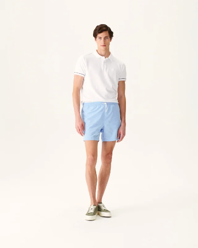 Soft blue Biarritz swim shorts