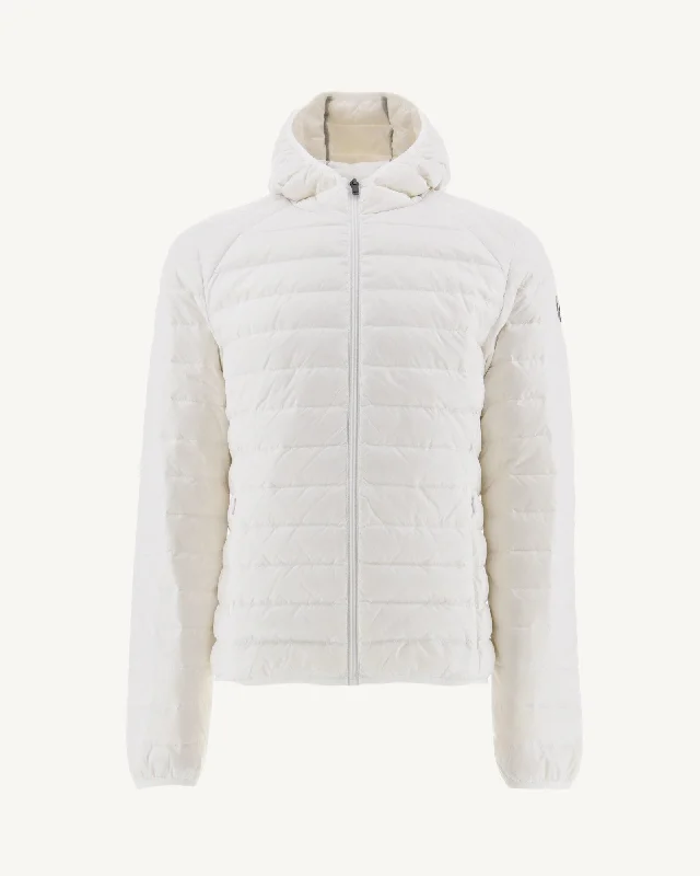 White Lightweight down jacket Nico