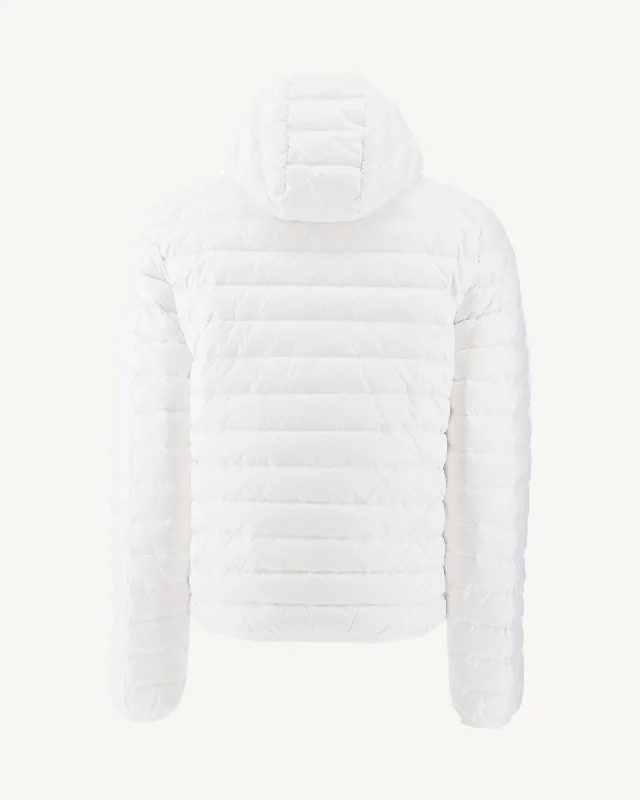 White Lightweight down jacket Nico