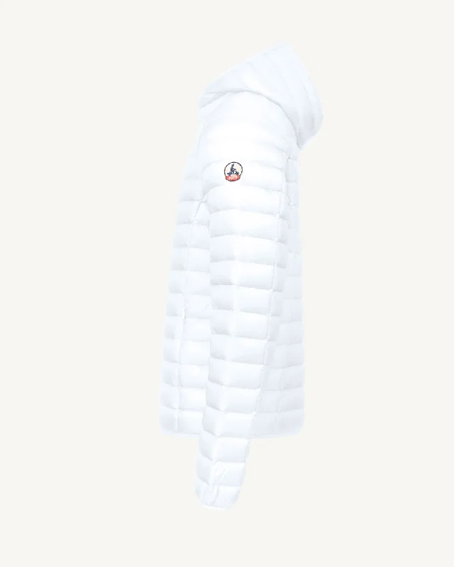 White Lightweight down jacket Nico