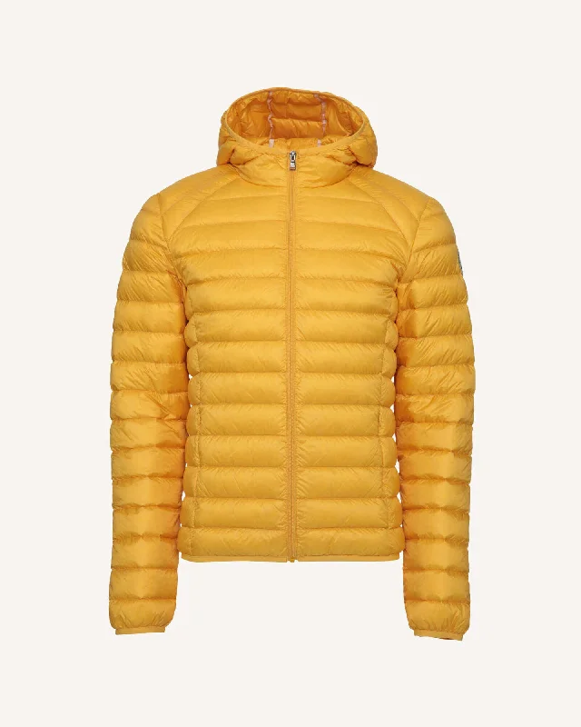 Yellow Lightweight down jacket Nico