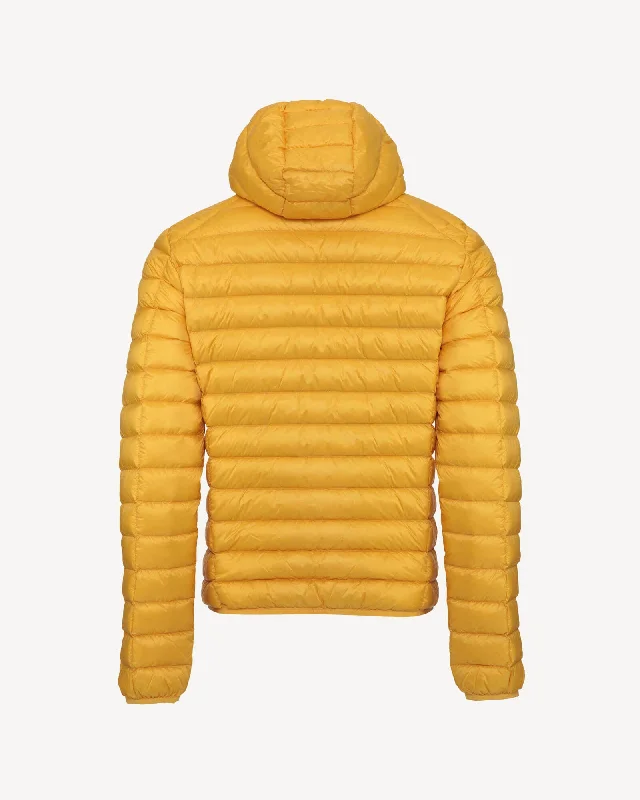 Yellow Lightweight down jacket Nico